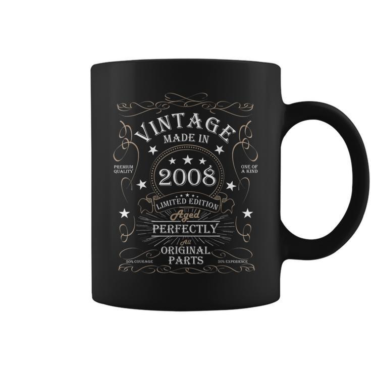 16Th Birthday Retro Limited Edition Girl Boy Vintage 2008 Coffee Mug