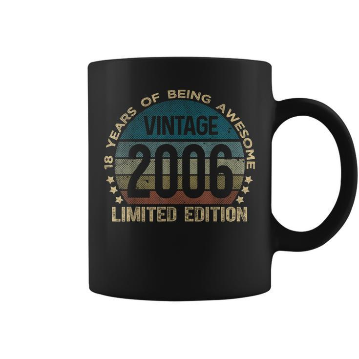 18Th Birthday 18 Year Old Vintage 2006 Limited Edition Coffee Mug
