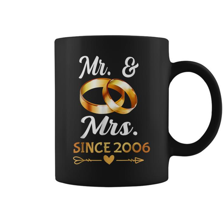 18Th Wedding Anniversary Couple Mr & Mrs Since 2006 Coffee Mug