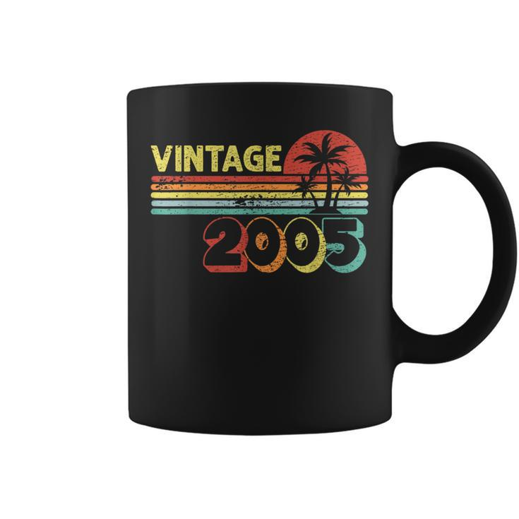 19 Years Old Vintage 2005 Birthday For Women Coffee Mug