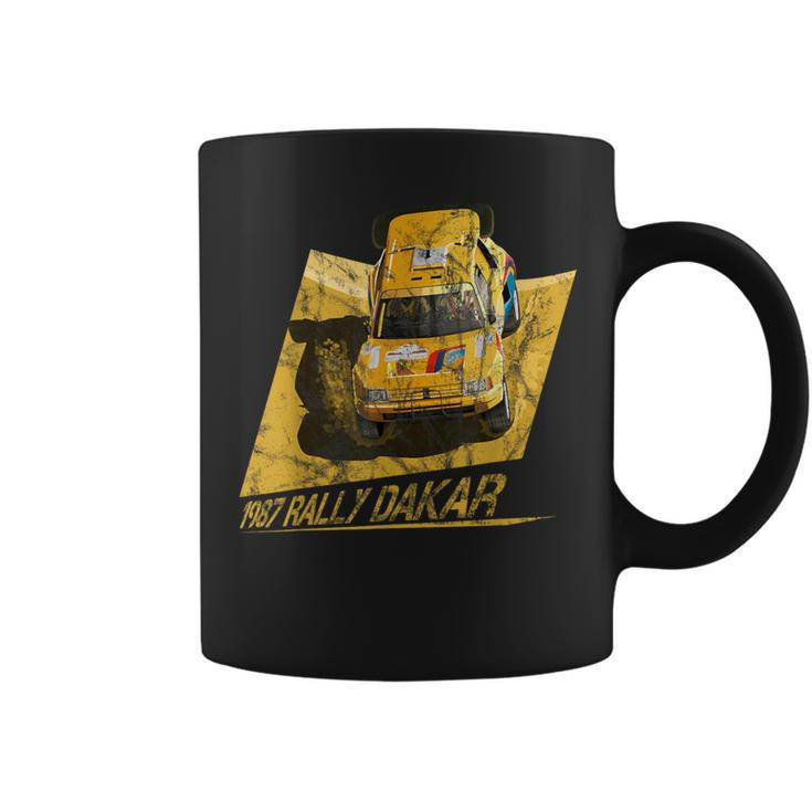 1987 Rally Dakar Classic Vintage Rally Car 80S Cars Coffee Mug