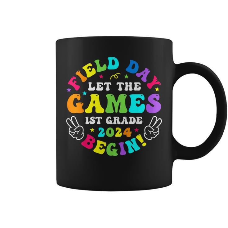 1St Grade Field Day 2024 Let Game Begin For Kid Teacher Girl Coffee Mug