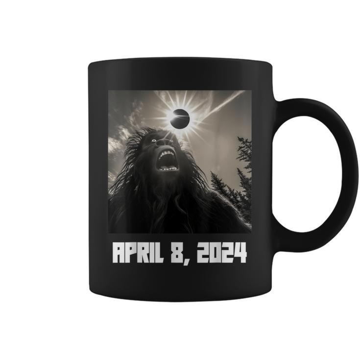 2024 Solar Eclipse Bigfoot Sasquatch Selfie Coffee Mug