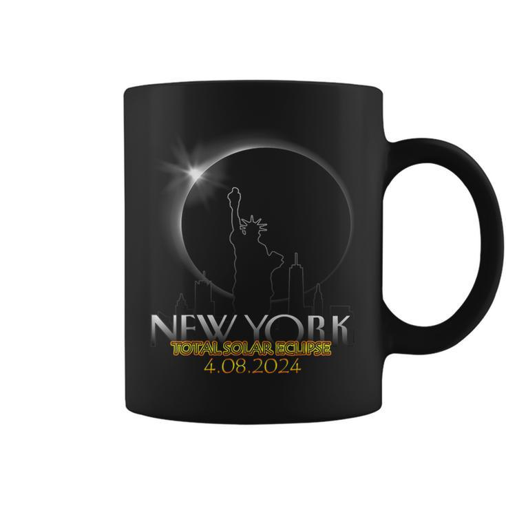 2024 Solar Eclipse Ny New York Usa Totality Coffee Mug