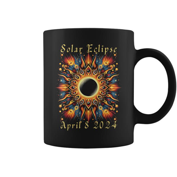 2024 Sun Totality April 8Th America Coffee Mug