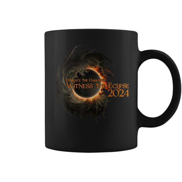 2024 Total Solar Eclipse April 8 Embrace The Darkness Coffee Mug