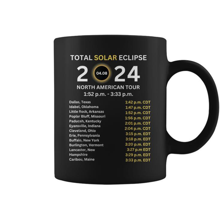 2024 Total Solar Eclipse April 8 Path Of The Eclipse Group Coffee Mug