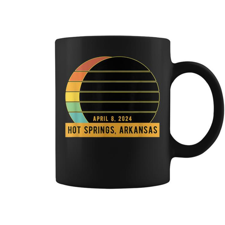 2024 Total Solar Eclipse In Hot Springs Arkansas Coffee Mug