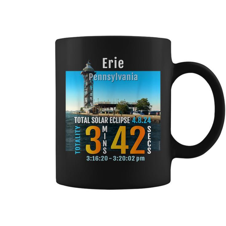 2024 Total Solar Eclipse Totality In Erie Pennsylvania 25 Coffee Mug