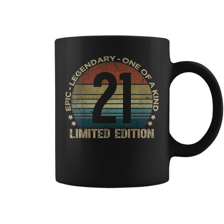 21 Year Old Limited Edition Vintage 21St Birthday Coffee Mug