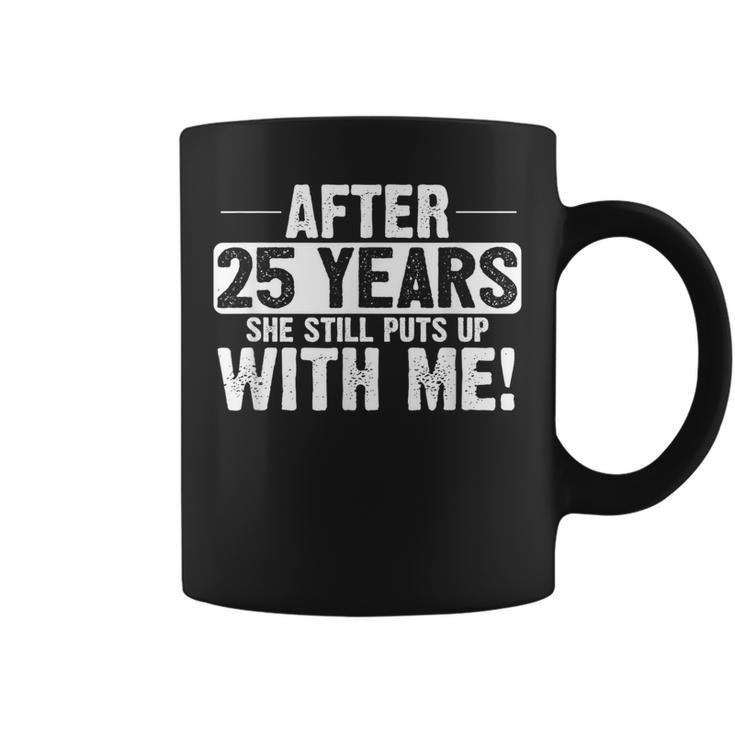 25Th Anniversary 25 Years Marriage Husband Coffee Mug