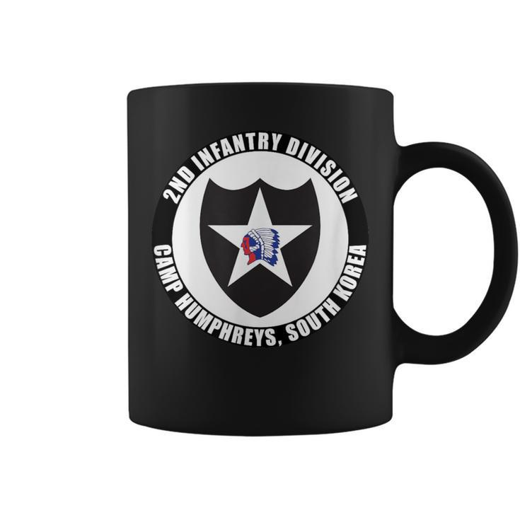 2Nd Infantry Division Camp Humphreys Korea Emblem Veteran Coffee Mug