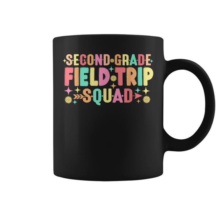 2Nd Second Grade Field Trip Squad Teacher Students Matching Coffee Mug