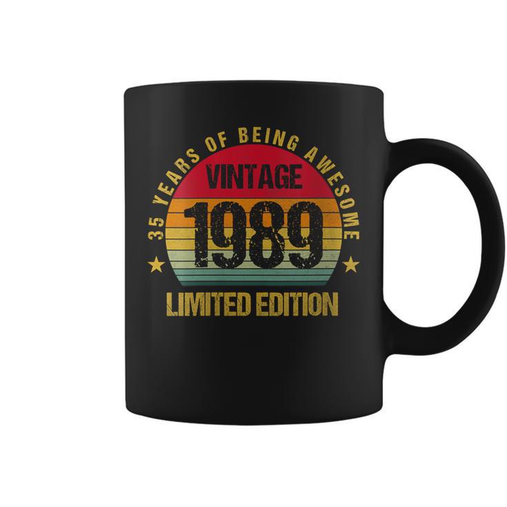 35 Years Old 1989 Vintage 35Th Birthday Cute Coffee Mug