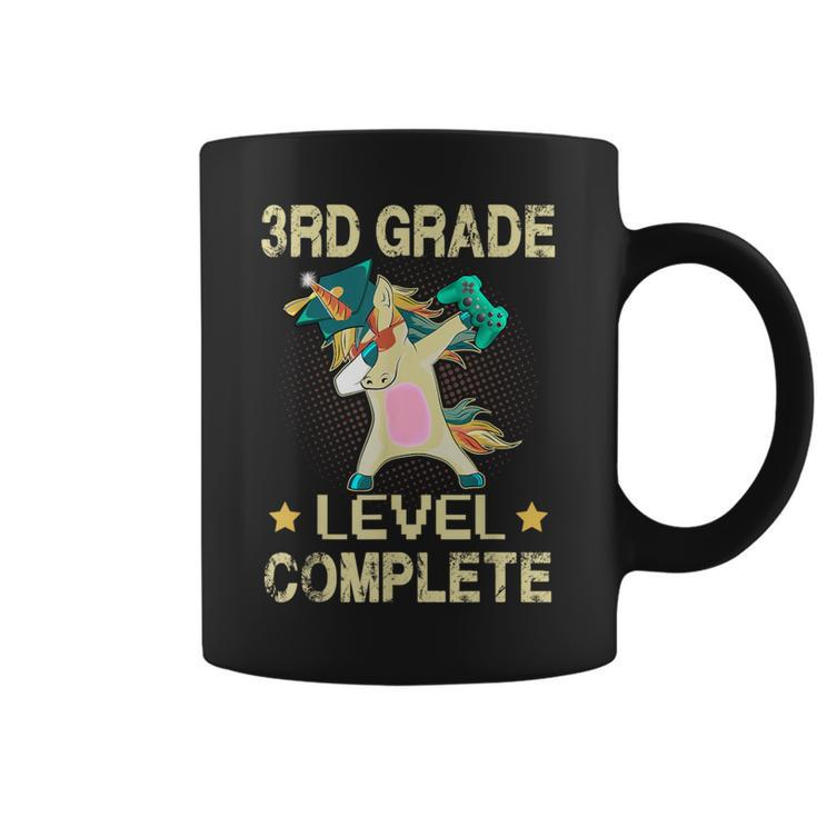 3Rd Grade Level Complete Gamer 2024 Graduation Unicorn Dab Coffee Mug