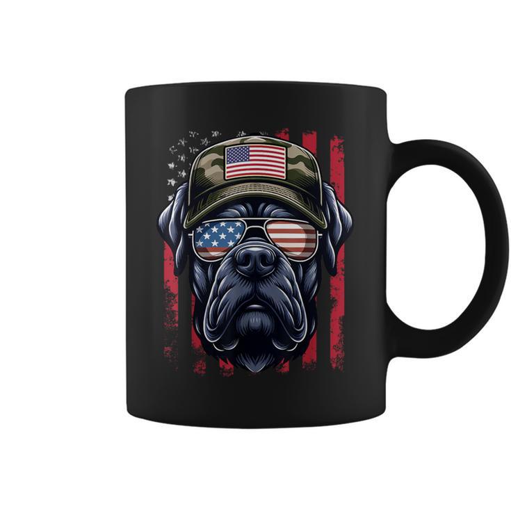 4 Juli Cane Corso Usa Flagge Papaater Amerika Männer Jungen Tassen