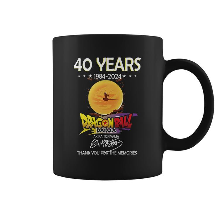 40 Years 1984 2024 Dragon Ball Daima Akira Toriyama Coffee Mug