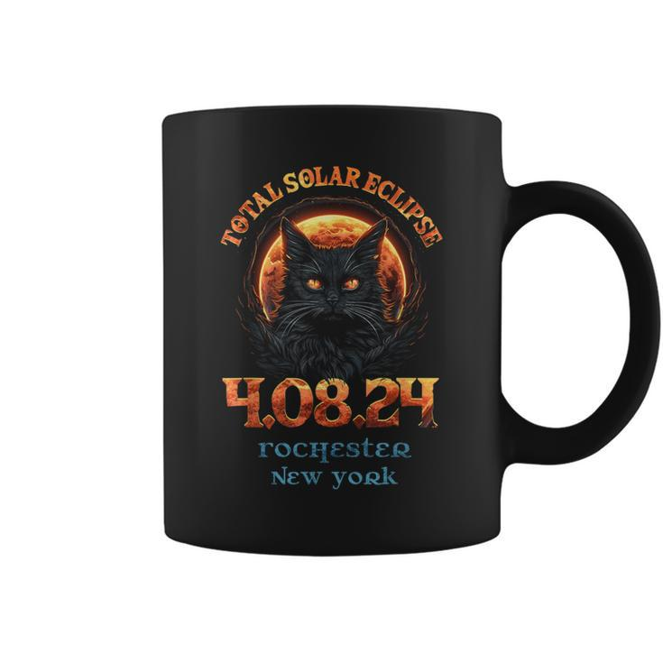 40824 Total Solar Eclipse 2024 Rochester York Coffee Mug