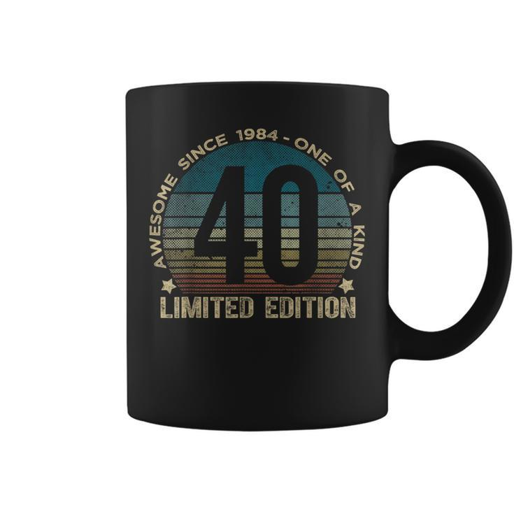 40Th Birthday 40 Year Old Vintage 1984 Limited Edition Coffee Mug