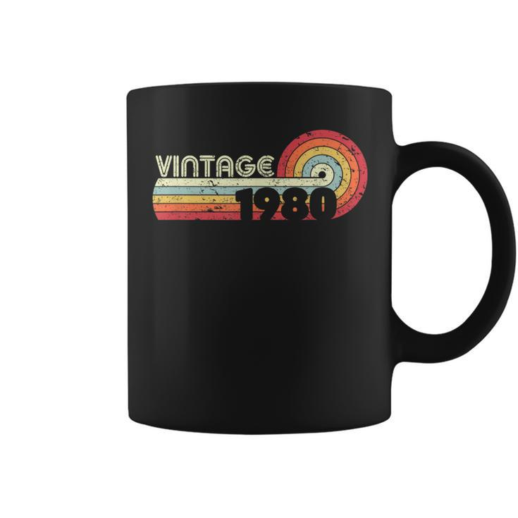 40Th Birthday Classic Vintage 1980 Coffee Mug