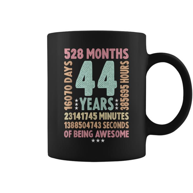 44Th Birthday 44 Years Old Vintage Retro 44 Yr Old Coffee Mug