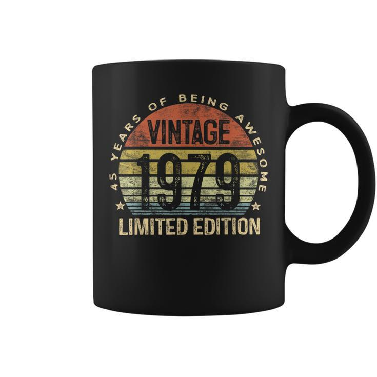 45 Year Old Vintage 1979 Limited Edition 45Th Birthday Coffee Mug