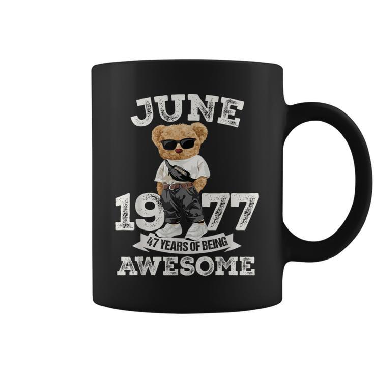 47 Year Old Awesome June 1977 47Th Birthday Boys Coffee Mug