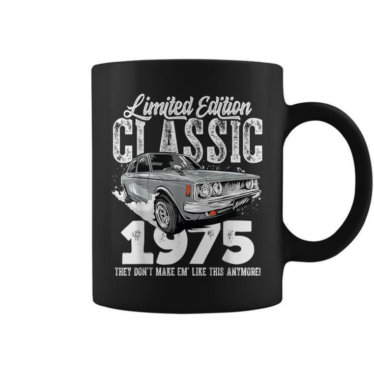 48Th Birthday Vintage Classic Car 1975 B-Day 48 Year Old Coffee Mug