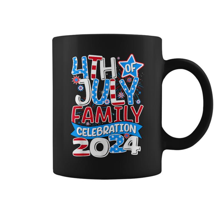 4Th Of July Family Celebration 2024 Family Matching Group Coffee Mug