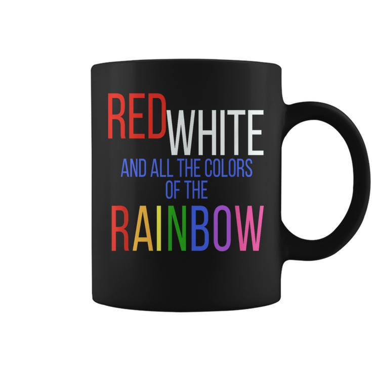 4Th Of July Gay Pride Rainbow America Equal Rights Coffee Mug