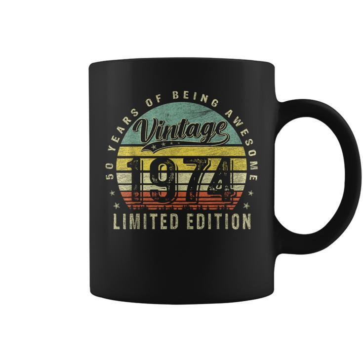 50 Year Old Vintage 1974 Limited Edition 50Th Birthday Coffee Mug
