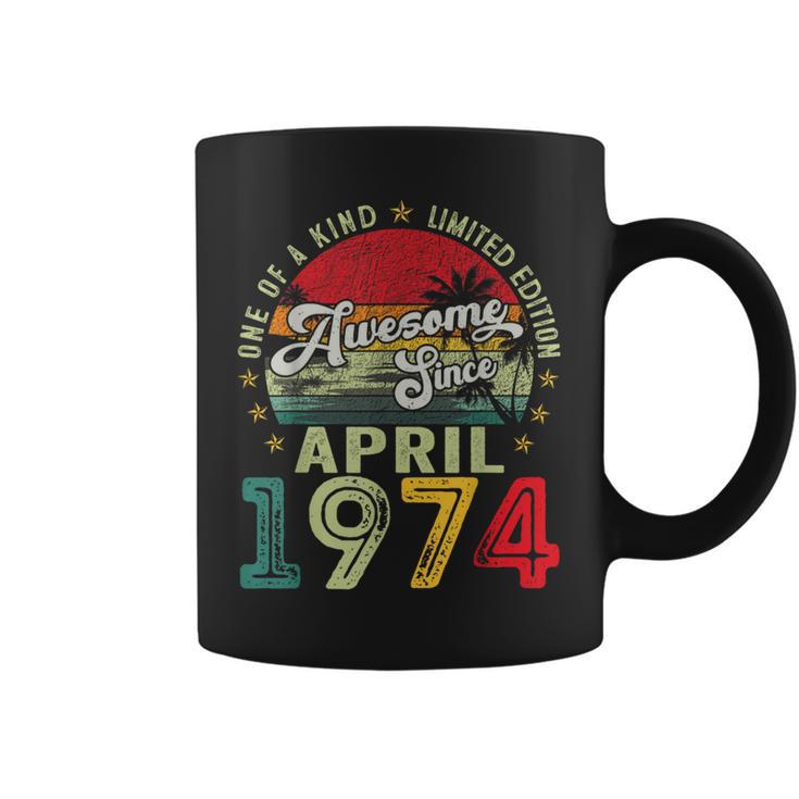 50 Years Old July 1974 Vintage 50Th Birthday Women Coffee Mug - Monsterry