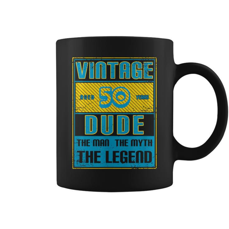 50Th Birthday For Age 50 Year Old Vintage Dad 1970 Coffee Mug