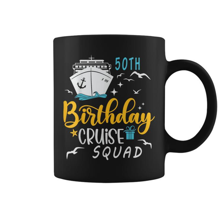 50Th Birthday Cruise Squad 2024 Matching Party Family Coffee Mug