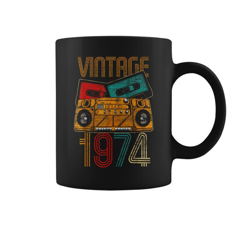 50Th Birthday Years Old Vintage 1974 For Women Coffee Mug