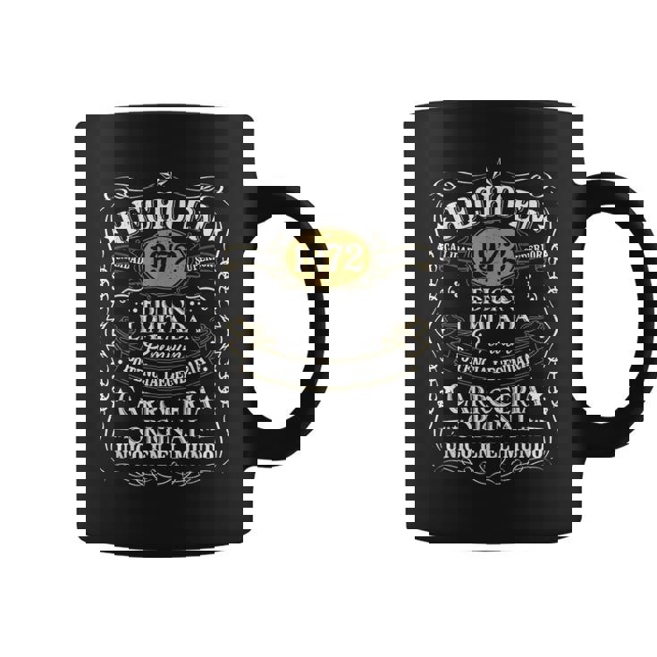 52 Cumpleaños 52 Años Hombre Hecho En 1972 Vintage Regalo Taza de café