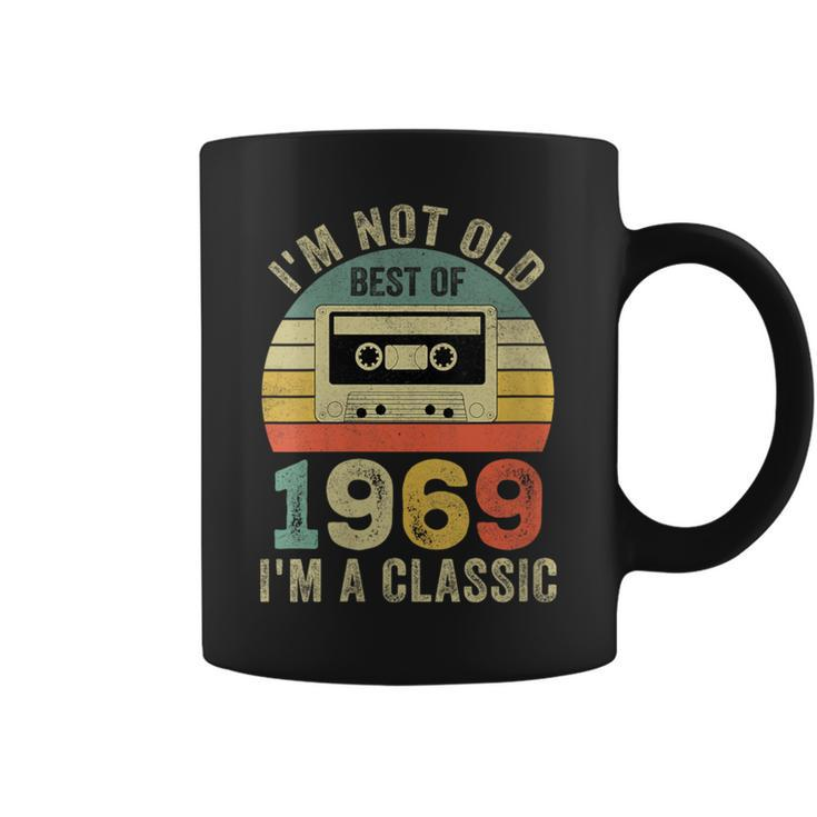 55 Year Old Vintage 1969 55Th Birthday Cassette Tape Coffee Mug