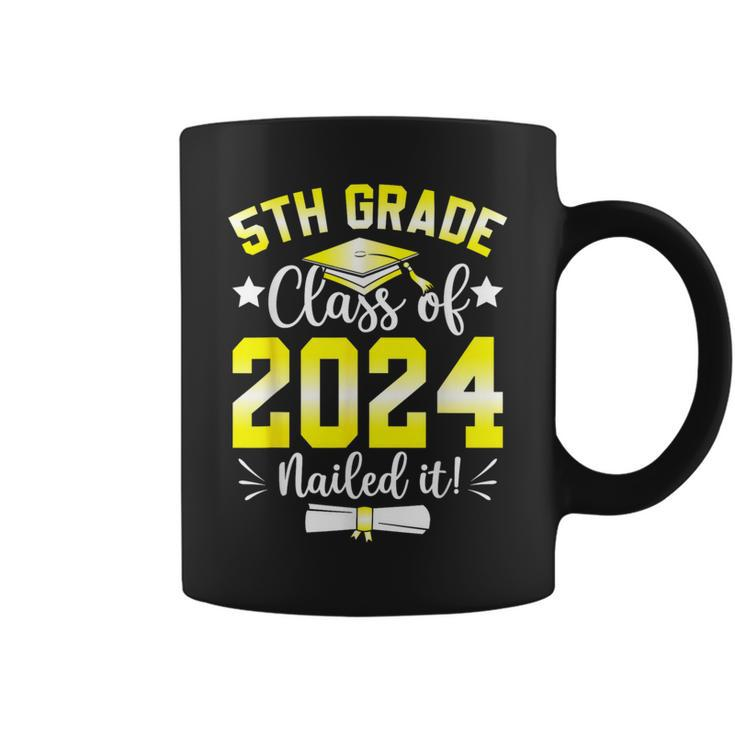 5Th Grade Nailed It 5Th Grade Graduation Class Of 2024 Coffee Mug