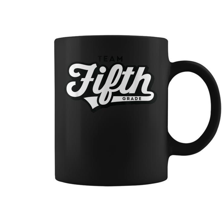 5Th Grade Team School Teacher Fifth Baseball-Style Coffee Mug