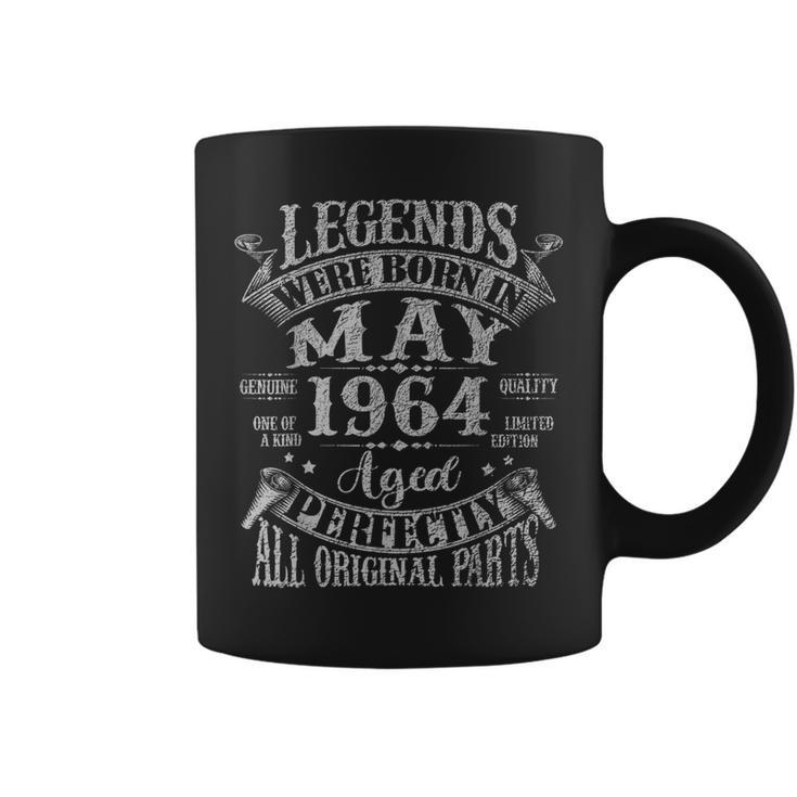 60 Years Old Legends May 1964 60Th Birthday Women Coffee Mug