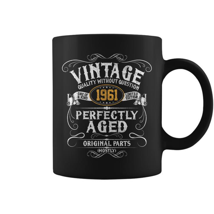 60Th Birthday 60 Year Vintage 1961 Original Parts Coffee Mug