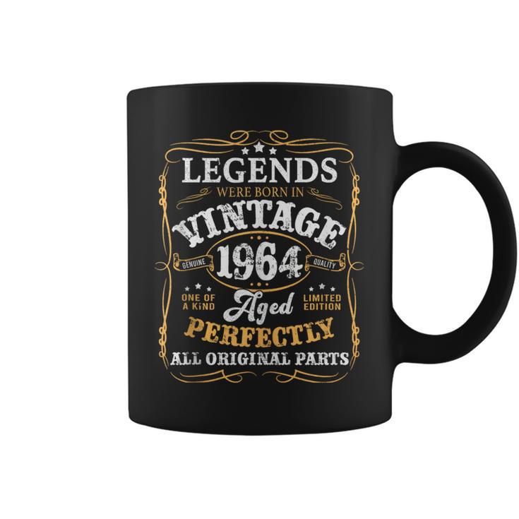 60Th Birthday For Legends Born 1964 60 Yrs Old Vintage Coffee Mug