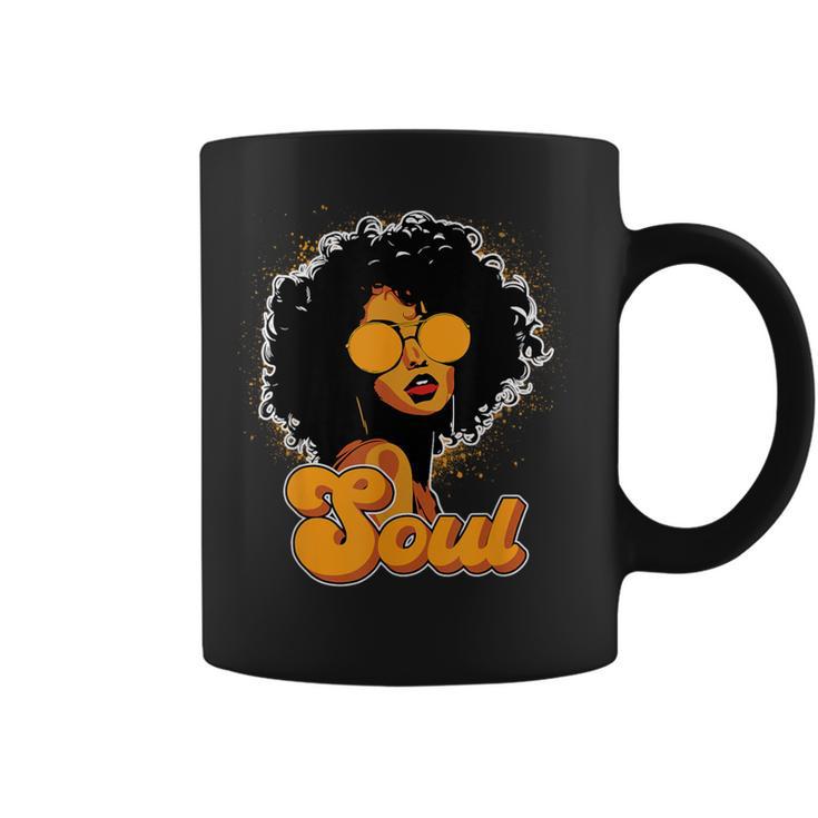 70S Funk Afro Soul Retro Vintage Style Black History Coffee Mug - Seseable