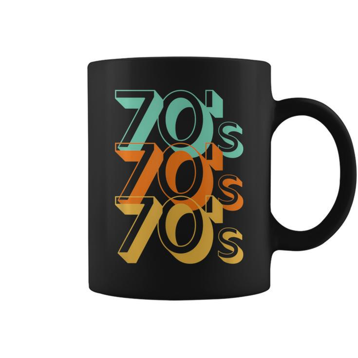 The 70S In Large Letters 70'S Lover Vintage Fashion Coffee Mug