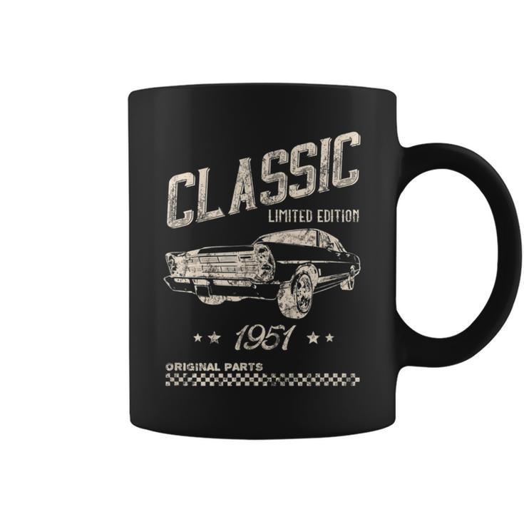 70Th Birthday For 1951 Limited Edition Classic Car Coffee Mug