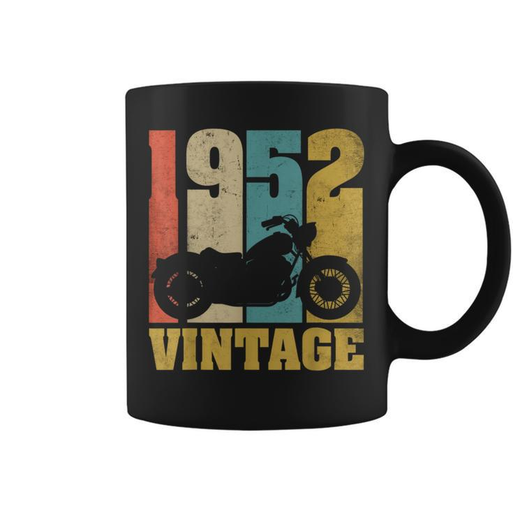 72Nd Birthday Biker Retro Vintage 1952 Motorcycle Coffee Mug