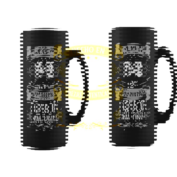 75 Años Cumpleaños Regalo Hombre Hecho En 1948 Hecho En 1948 Taza de café