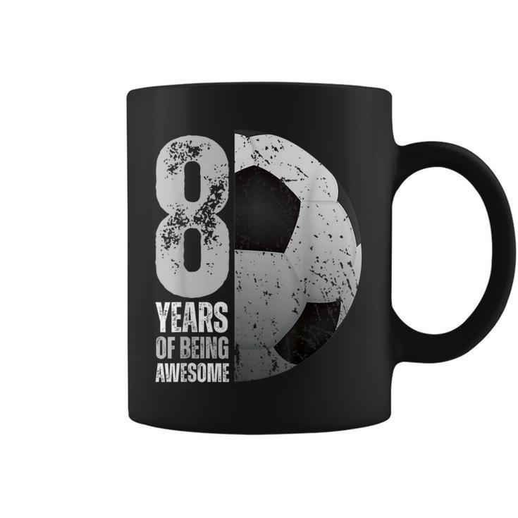 8 Year Old Soccer 8Th Birthday Player B-Day Party Coffee Mug