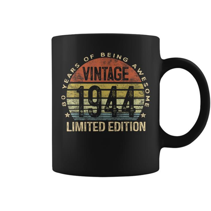 80 Year Old Vintage 1944 Limited Edition 80Th Birthday Coffee Mug