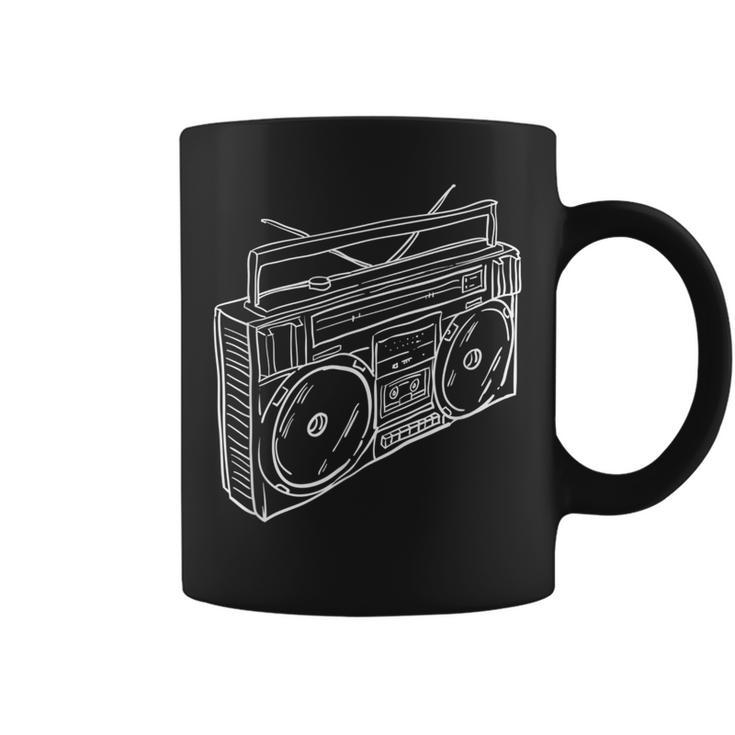 80S & 90S Old School Music Hip Hop Beatbox Boombox Coffee Mug